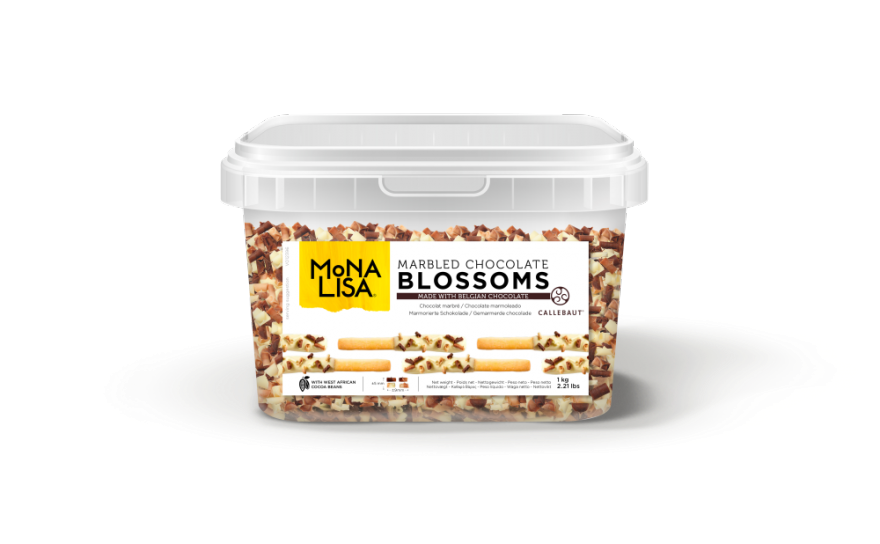 Imagem de Blossoms Chocolate Amargo e Branco Mona Lisa 1kg 22281 - CALLEBAUT